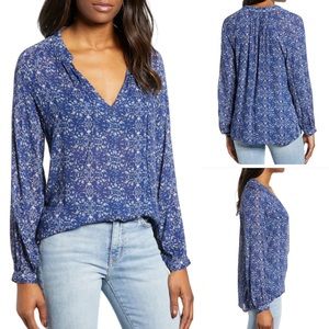 Lucky Brand Peasant Blouse